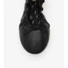 Check Leather Fawn Ballerinas 