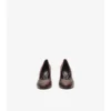 Check Leather Trinket Pumps