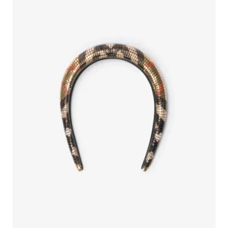 Check Mesh Headband