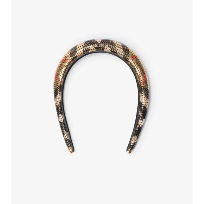 Check Mesh Headband