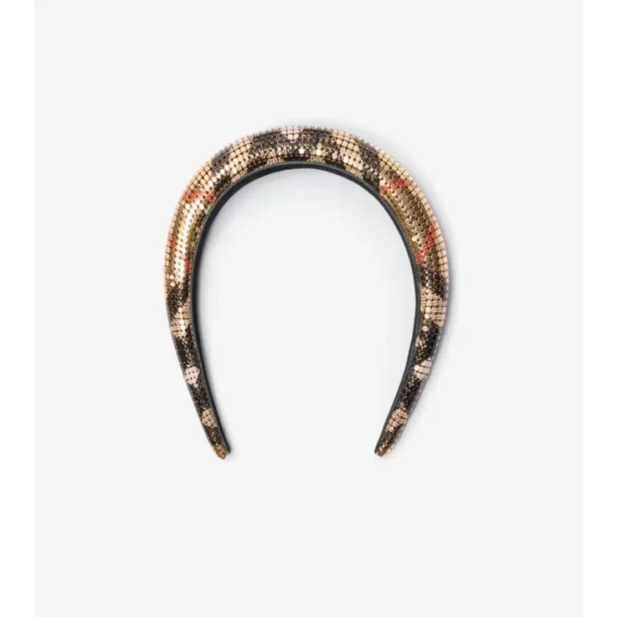 Check Mesh Headband