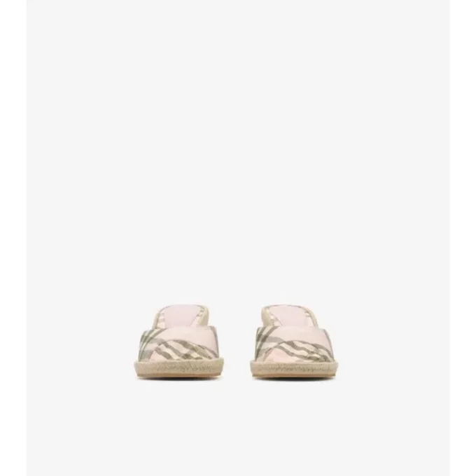 Check Mews Espadrille Mules 