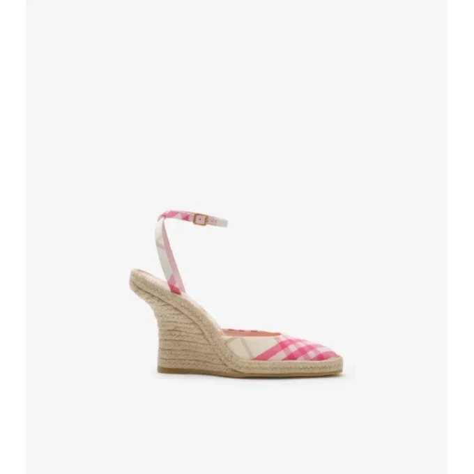 Check Mews Espadrille Pumps 