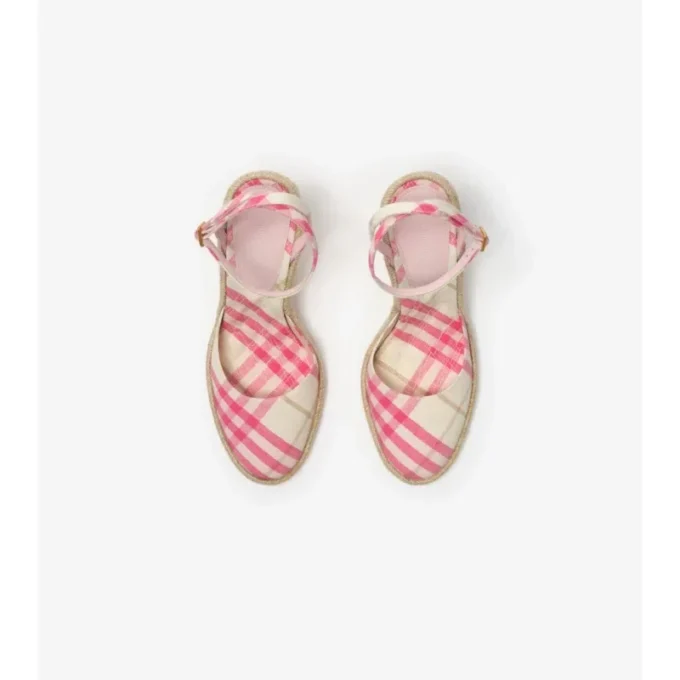 Check Mews Espadrille Pumps 