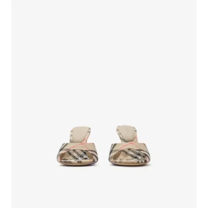Check Mews High Sandals 