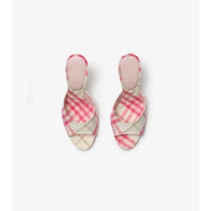 Check Mews High Sandals 