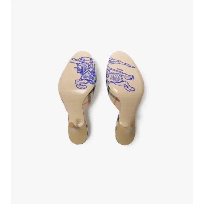 Check Mews High Sandals 