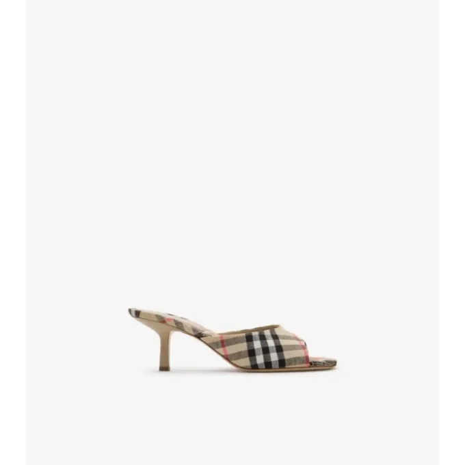 Check Mews Low Sandals 