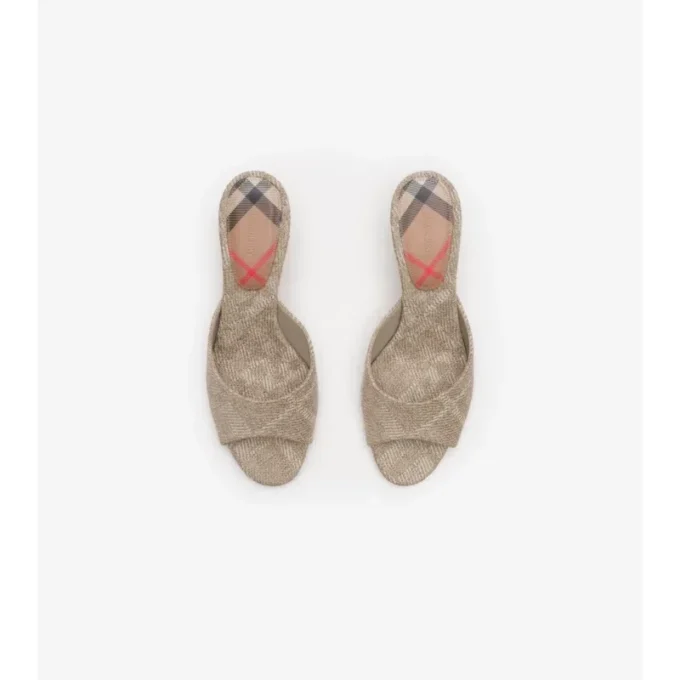 Check Mews Low Sandals