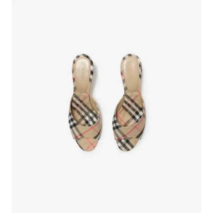 Check Mews Low Sandals 