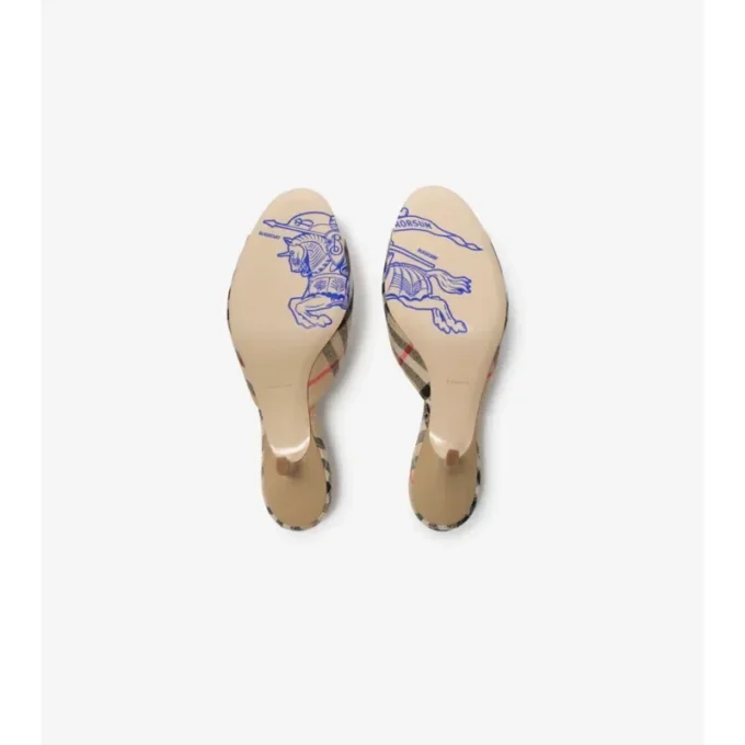 Check Mews Low Sandals 