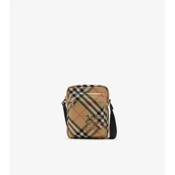 Check North South Crossbody Bag