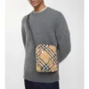 Check North South Crossbody Bag