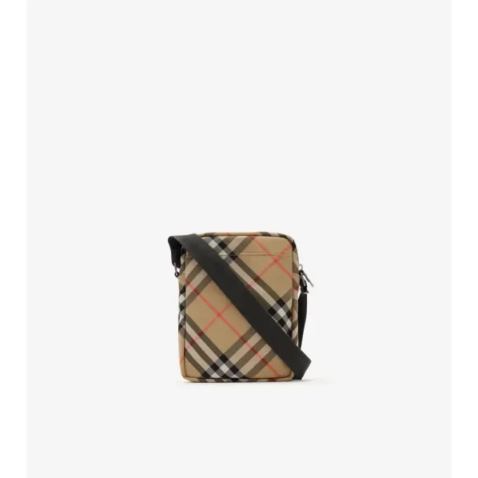 Check North South Crossbody Bag