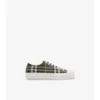 Check Nylon Blend Sneakers