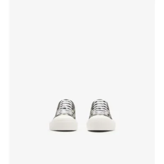 Check Nylon Blend Sneakers