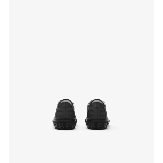 Check Nylon Blend Sneakers
