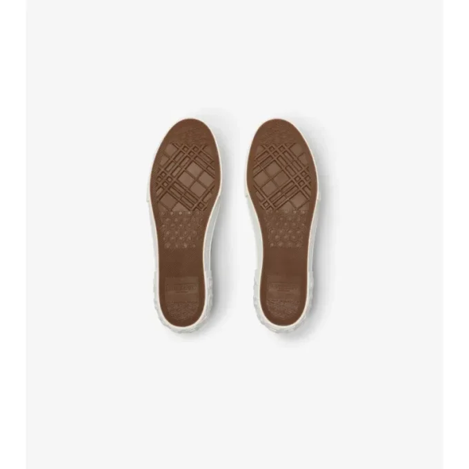 Check Nylon Blend Sneakers