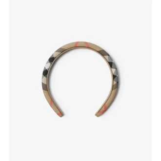 Check Nylon Headband