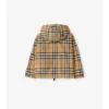 Check Nylon Hooded Jacket