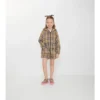 Check Nylon Hooded Jacket