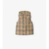 Check Nylon Puffer Gilet