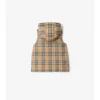 Check Nylon Puffer Gilet