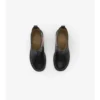 Check Panel Leather Boots
