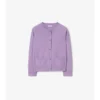 Check Patch Wool Cashmere Cardigan