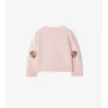 Check Patch Wool Cashmere Cardigan