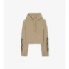 Check Patch Wool Cashmere Hoodie