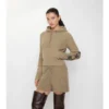Check Patch Wool Cashmere Hoodie