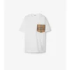 Check Pocket Cotton T-Shirt