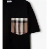 Check Pocket Cotton T-Shirt