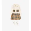 Check Pocket Cotton Wool Cardigan