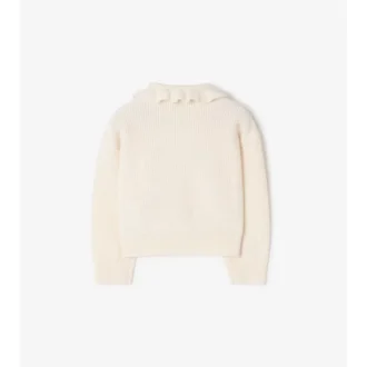 Check Pocket Cotton Wool Cardigan