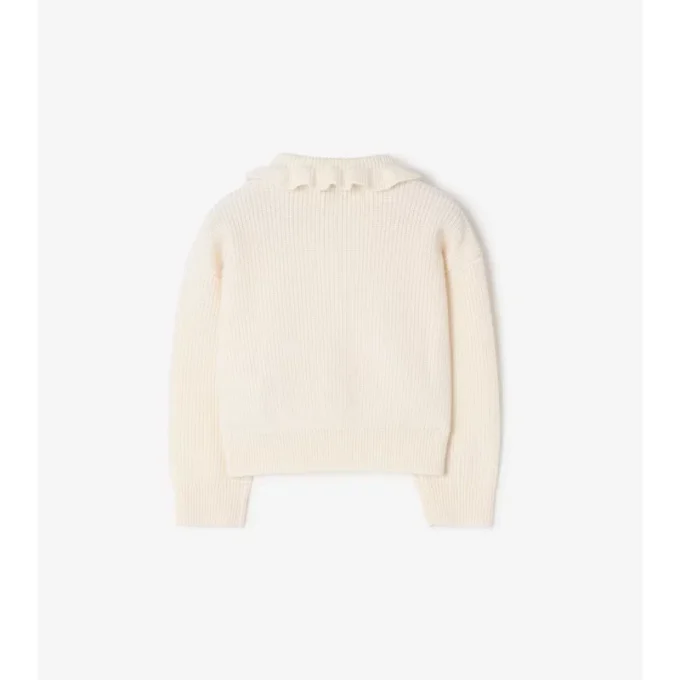Check Pocket Cotton Wool Cardigan