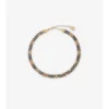 Check Print Necklace