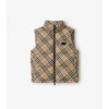 Check Puffer Gilet