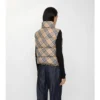 Check Puffer Gilet