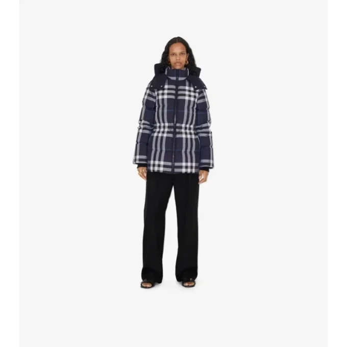 Check Puffer Jacket