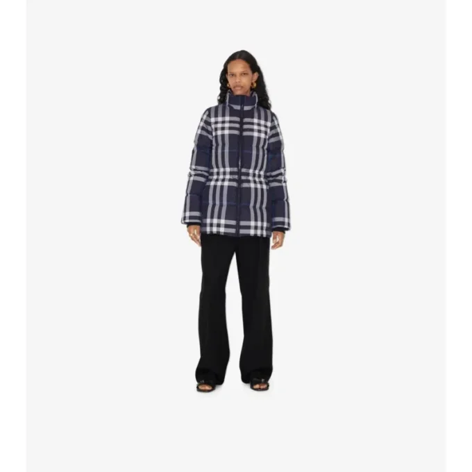 Check Puffer Jacket