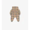 Check Puffer Suit