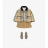 Check Quilted Nylon Barn Jacket