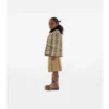 Check Quilted Nylon Barn Jacket