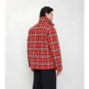 Check Quilted Wool Flannel Jacket