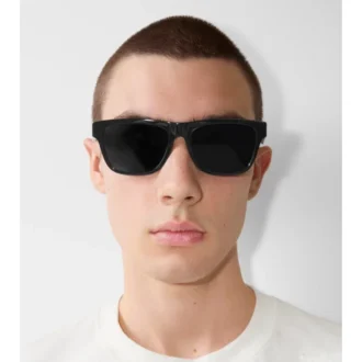 Check Rectangular Sunglasses