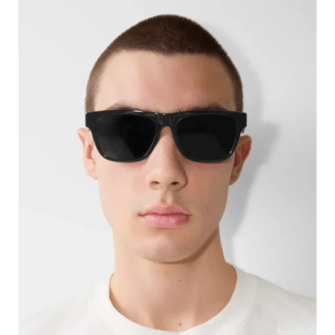 Check Rectangular Sunglasses