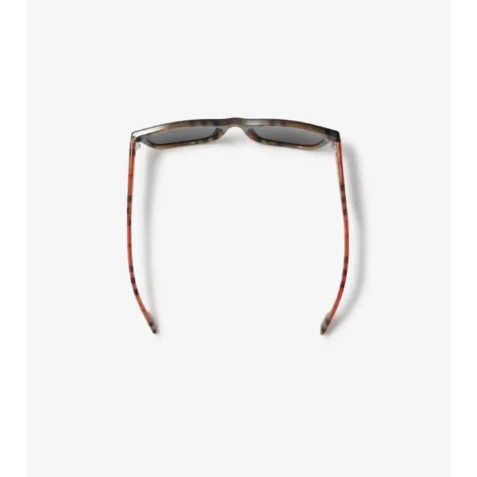 Check Rectangular Sunglasses