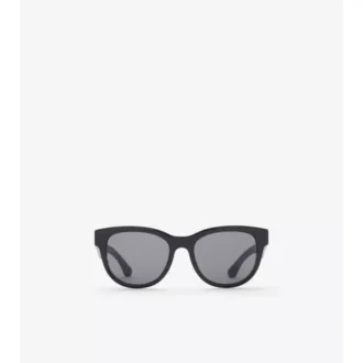 Check Round Sunglasses